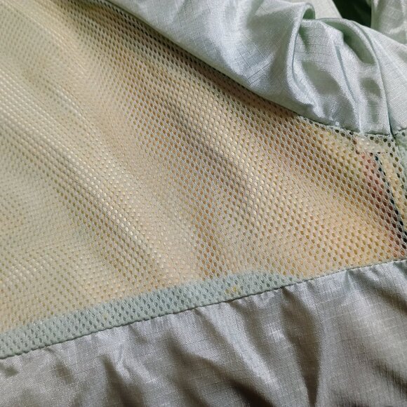 L.L. Bean Vintage Stowaway Gore-Tex Men’s XL Teal Nylon Windbreaker Rain Jacket - Picture 5 of 7